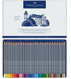 Faber-Castell Tuscher Og Farver|Maling>Farveblyanter - Goldfaber Akvarel - 36 stk - Multi