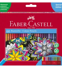 Faber-Castell Tuscher Og Farver>Farveblyanter - 60 stk - Multi