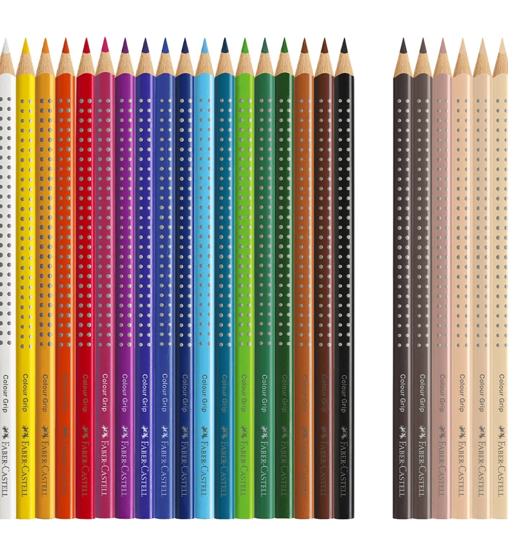 Faber-Castell Tuscher Og Farver>Farveblyanter - 24 stk. - Multi/Skin Tones