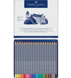 Faber-Castell Tuscher Og Farver|Maling>Farveblyanter - Goldfaber Akvarel - 24 stk - Multi