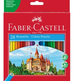Faber-Castell Tuscher Og Farver>Farveblyanter - Slot - 24 stk - Multifarvet