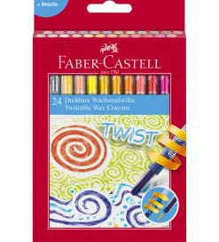 Faber-Castell Tuscher Og Farver>Farvekridt - Twistable - 24 stk
