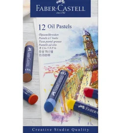 Faber-Castell Tuscher Og Farver>Fedtfarver - 12 stk