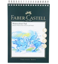 Faber-Castell Maling|Malebog>Maleblok - Akvarel - 10 ark - A5