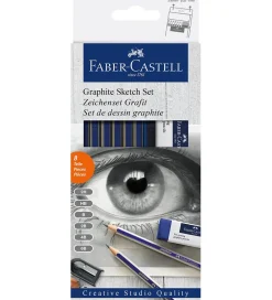 Faber-Castell Tuscher Og Farver>Tegnesæt - Goldfaber Sketch - 8 stk