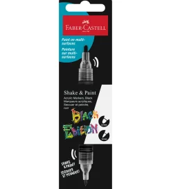 Faber-Castell Kreativ Leg|Tuscher Og Farver>Tusch - Shake & Paint Acrylic - Sort