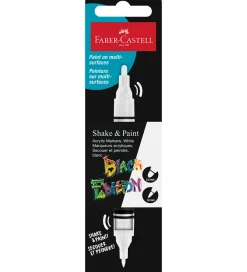 Faber-Castell Kreativ Leg|Tuscher Og Farver>Tusch - Shake & Paint Akryl - Hvid