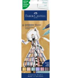 Faber-Castell Kreativ Leg|Tuscher Og Farver>Tuscher - 6 Stk. - Goldfaber Sketch - Fashion