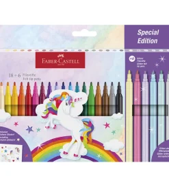 Faber-Castell Tuscher Og Farver>Tuscher - 24 stk. - Unicorn Pastel