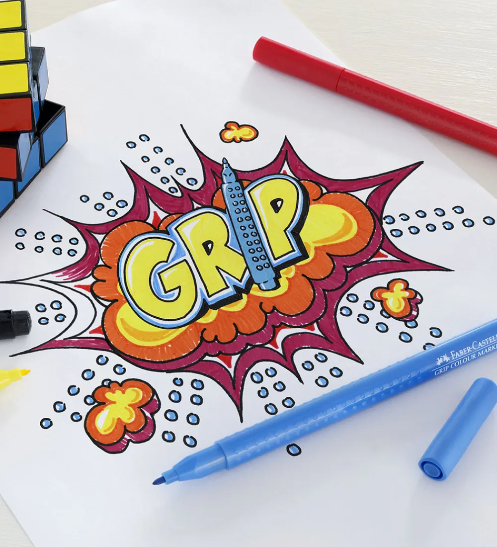 Faber-Castell Tuscher Og Farver>Tuscher - Grip - 20 stk - Multifarvet