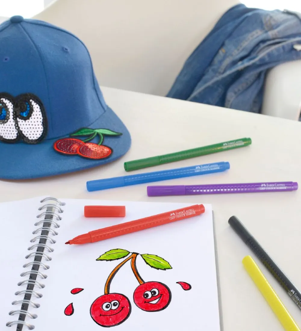 Faber-Castell Tuscher Og Farver>Tuscher - Grip - 10 stk - Multifarvet