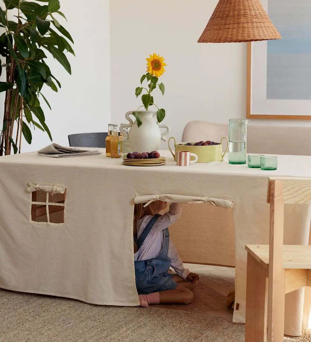 Ferm Living Legetelte>Dug/Hule - Settle Table Cloth House - Off White