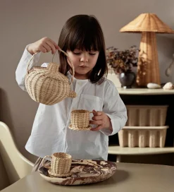 Ferm Living Rolleleg|Legekøkken Og Legemøbel>Te-Sæt - Rattan - Natual