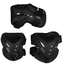 Fila Rulleskøjter>Beskyttelsessæt - Sort