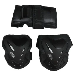 Fila Rulleskøjter>Beskyttelsessæt - Sort