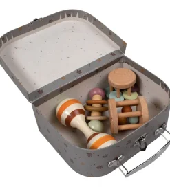 Filibabba Trælegetøj|Musikinstrumenter>Legekuffert m. Sanselegetøj - 5 Dele