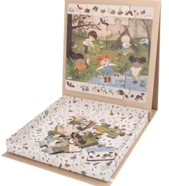 Filibabba Spil|Puslespil>Magnetisk Puslespil - 20 Brikker - Eventyr i Skoven