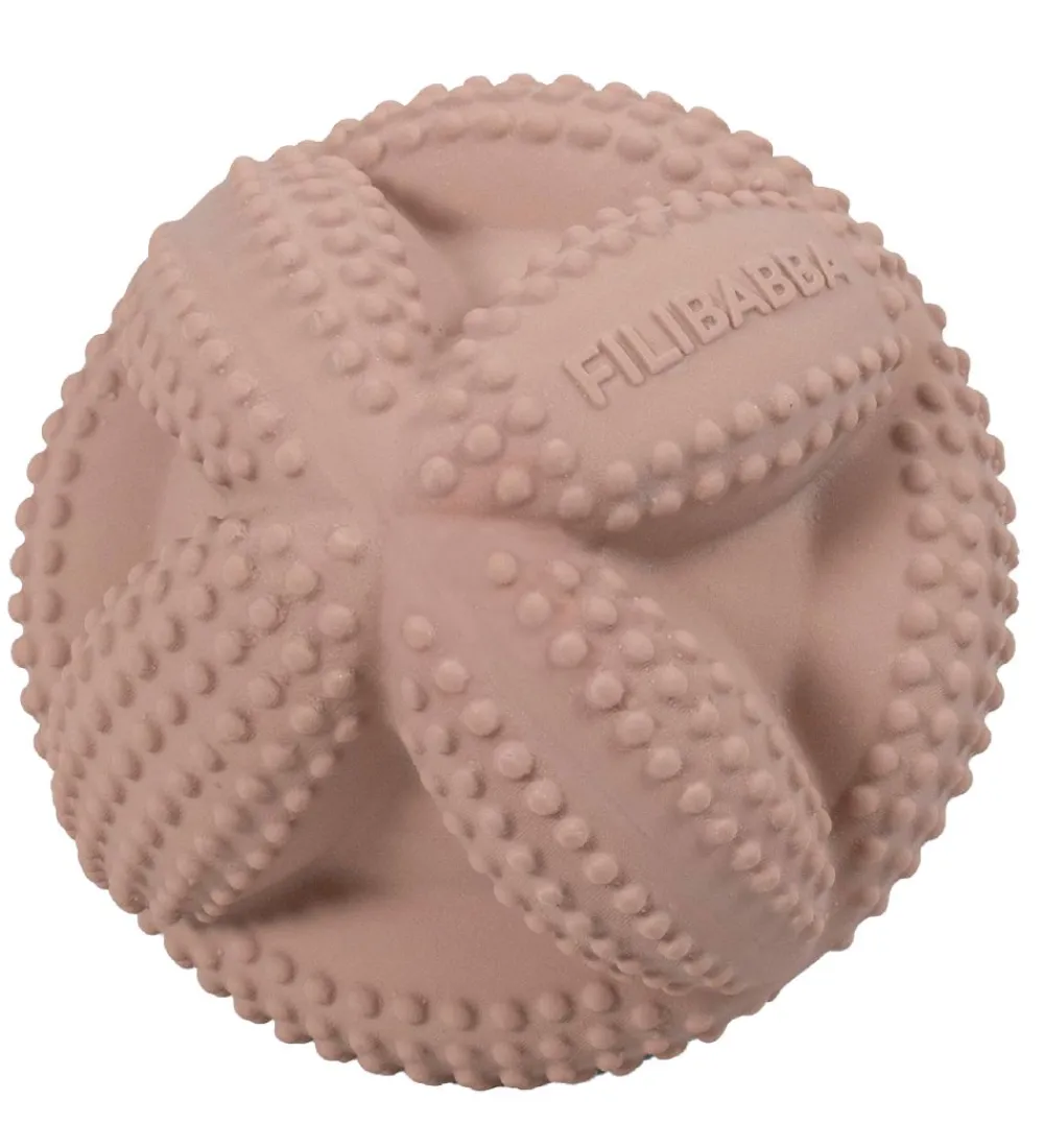 Filibabba Bolde>Motorikbold - 8 cm - Isa Grab - Blush