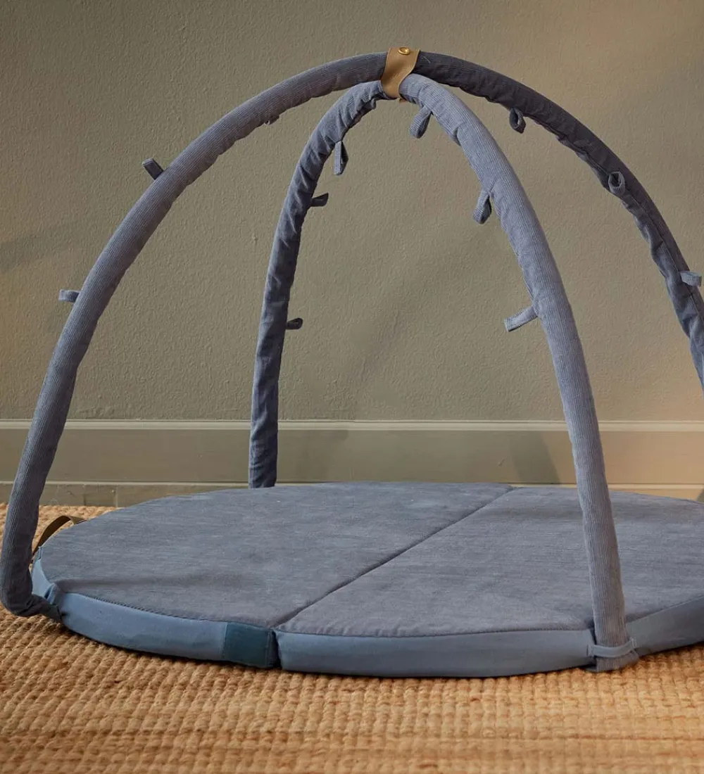 Filibabba Aktivitetsstativer>Multimadras - Loui - Ø90 cm - Warm Blue
