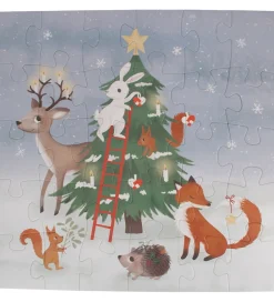 Filibabba Puslespil>Puslespil - 30 Brikker - Wonderful Winter - Skovens Dy