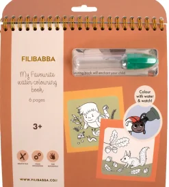 Filibabba Bøger|Malebog>Vandmalebog - I Skoven