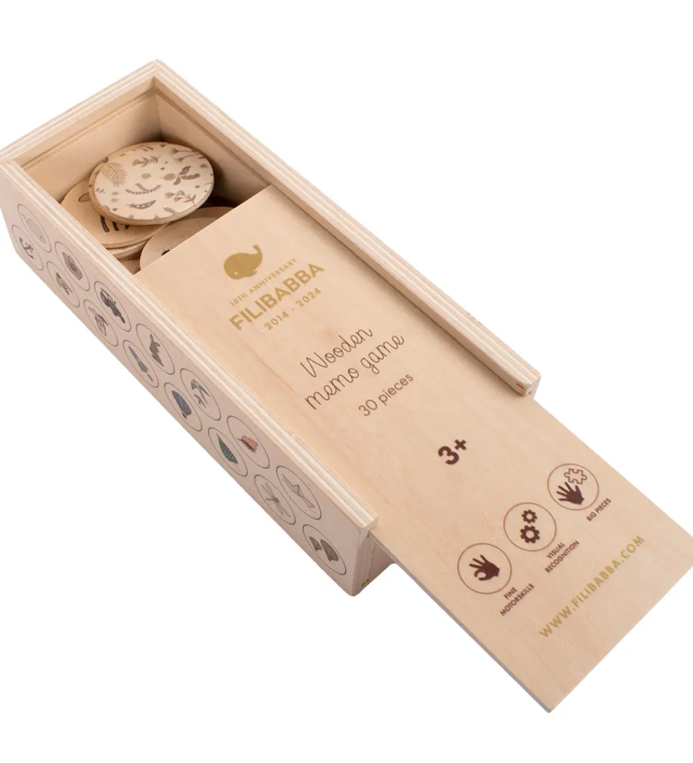 Filibabba Spil>Vendespil - Træ - 15 par - Jubilæumsudgave