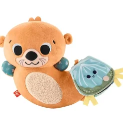 Fisher-Price Aktivitetslegetøj>Bamse - 22,8 cm - 2-In-1 Rockin' Tummy Time Otter