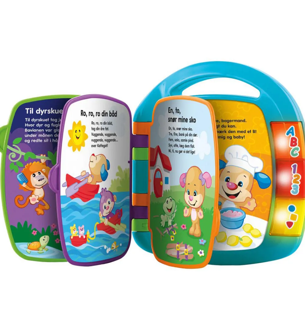Fisher-Price Aktivitetslegetøj>Bog m. Lyd - Læring & Leg - Børnerim