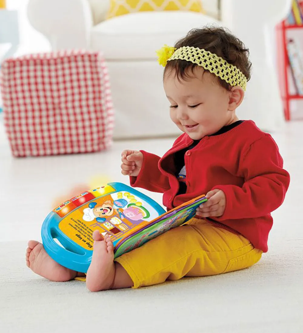 Fisher-Price Aktivitetslegetøj>Bog m. Lyd - Læring & Leg - Børnerim