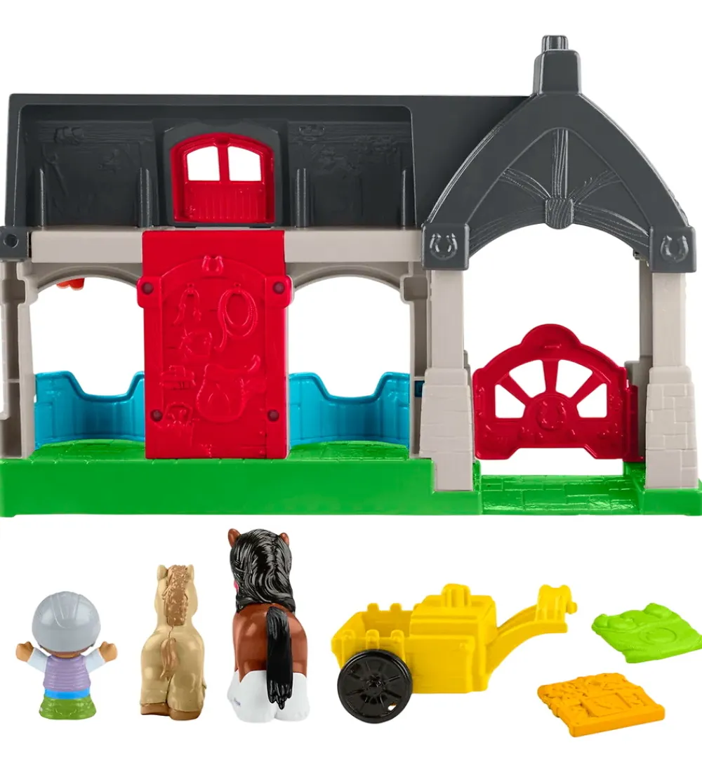 Fisher-Price Stablelegetøj|Babylegetøj>Legetøj - Little People - Friendly Horse Stable