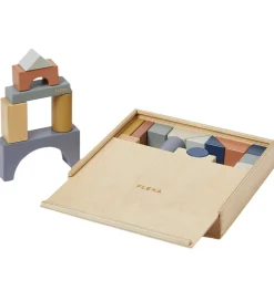 Flexa Byg Og Klodser|Trælegetøj>Træklodser - Play - 36 Dele - Multi