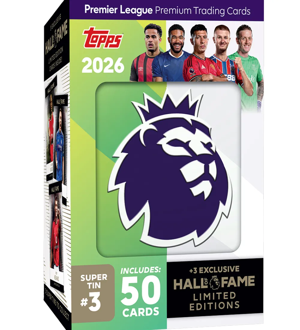 Fodboldkort Samlekort>- Topps Premier League - Super Tin Ass - 3 Super Tin