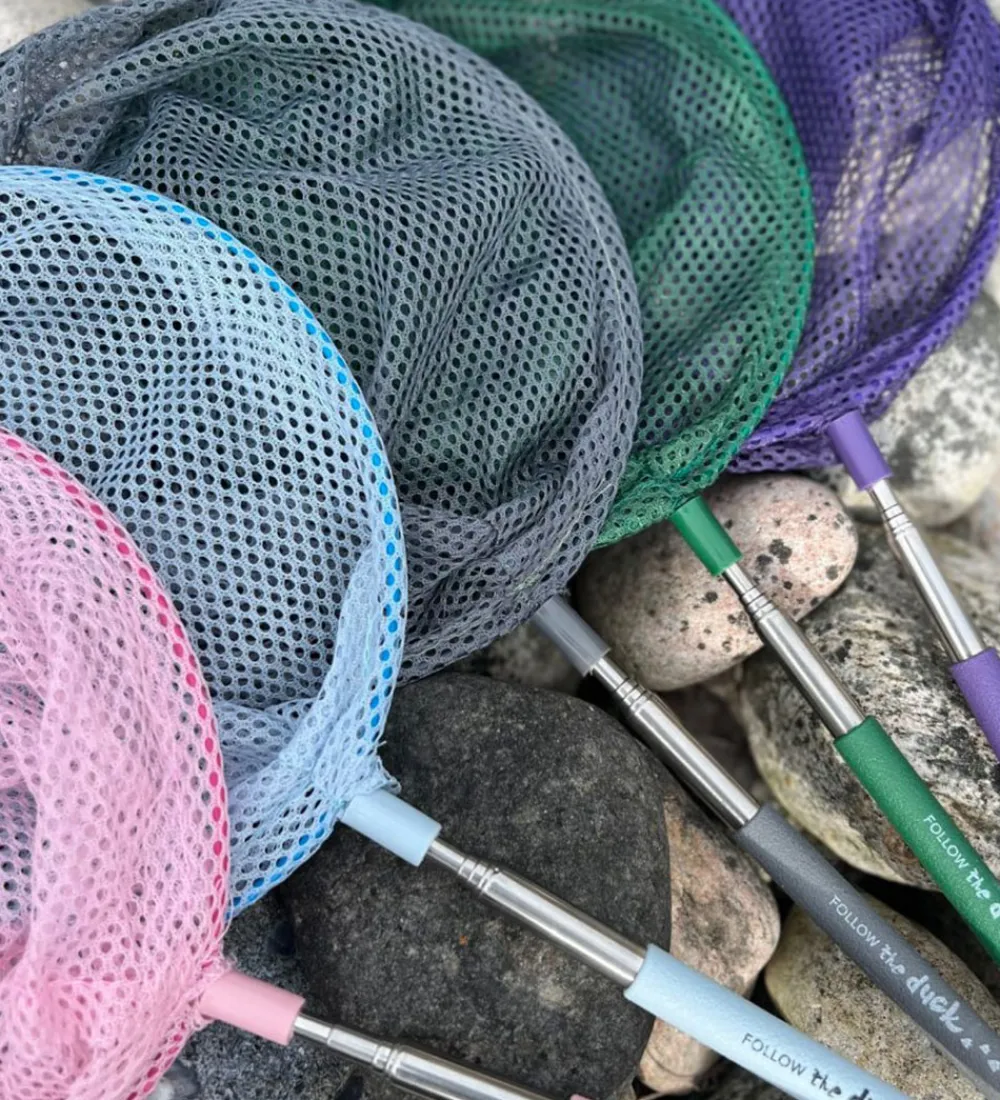 Follow the Duck Udeleg Og Udendørs Legetøj|Strandlegetøj>Net - Telescopic Net - Blush Rose