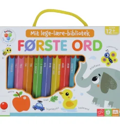 Forlaget Bolden Bøger>Bøger - Mit Lege-lære-bibliotek - Første Ord