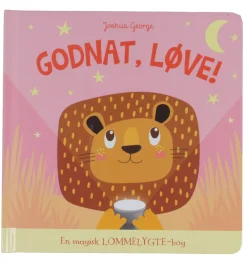 Forlaget Bolden Lommelygter>Bog - Godnat, Løve - En Magisk Lommelygte-Bog -