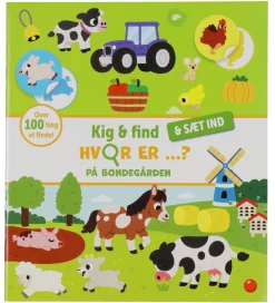 Forlaget Bolden Bøger>Bog - Kig og find og sæt ind : Hvor er på bondeg