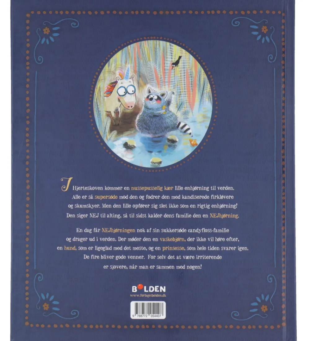 Forlaget Bolden Bøger>Bog - NEJhjørningen