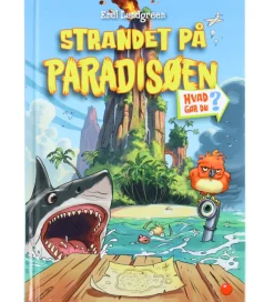 Forlaget Bolden Bøger>Bog - Strandet på Paradisøen - Hvad Gør Du?