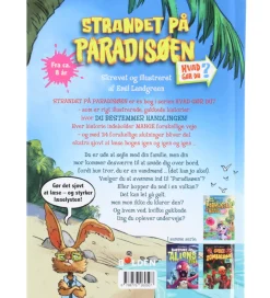 Forlaget Bolden Bøger>Bog - Strandet på Paradisøen - Hvad Gør Du?