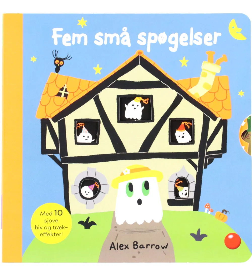 Forlaget Bolden Bøger>Bog m. Effekter - 5 Små Spøgelser - DA