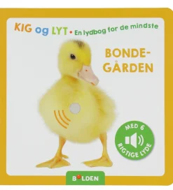 Forlaget Bolden Bøger>Bog m. Lyd - Kig Og Lyt - Bondegården
