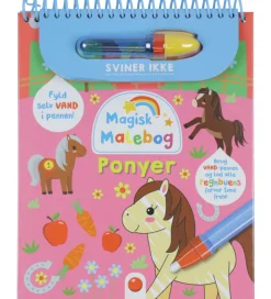 Forlaget Bolden Malebog>Magisk Malebog - Ponyer