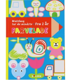 Forlaget Bolden Malebog>Malebog - Farvelade - For De Mindste - Dansk