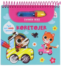 Forlaget Bolden Malebog>Malebog - Magisk Malebog For De Mindste - Køretø