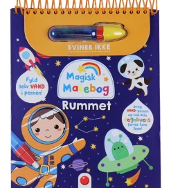 Forlaget Bolden Kreativ Leg|Malebog>Malebog - Rummet - Mal Med Vand