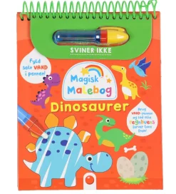 Forlaget Bolden Malebog>Malebog - Magisk Malebog: Dinosaurer - Dansk