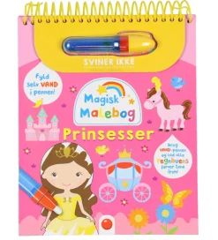 Forlaget Bolden Malebog>Malebog - Magisk Malebog: Prinsesser - Dansk