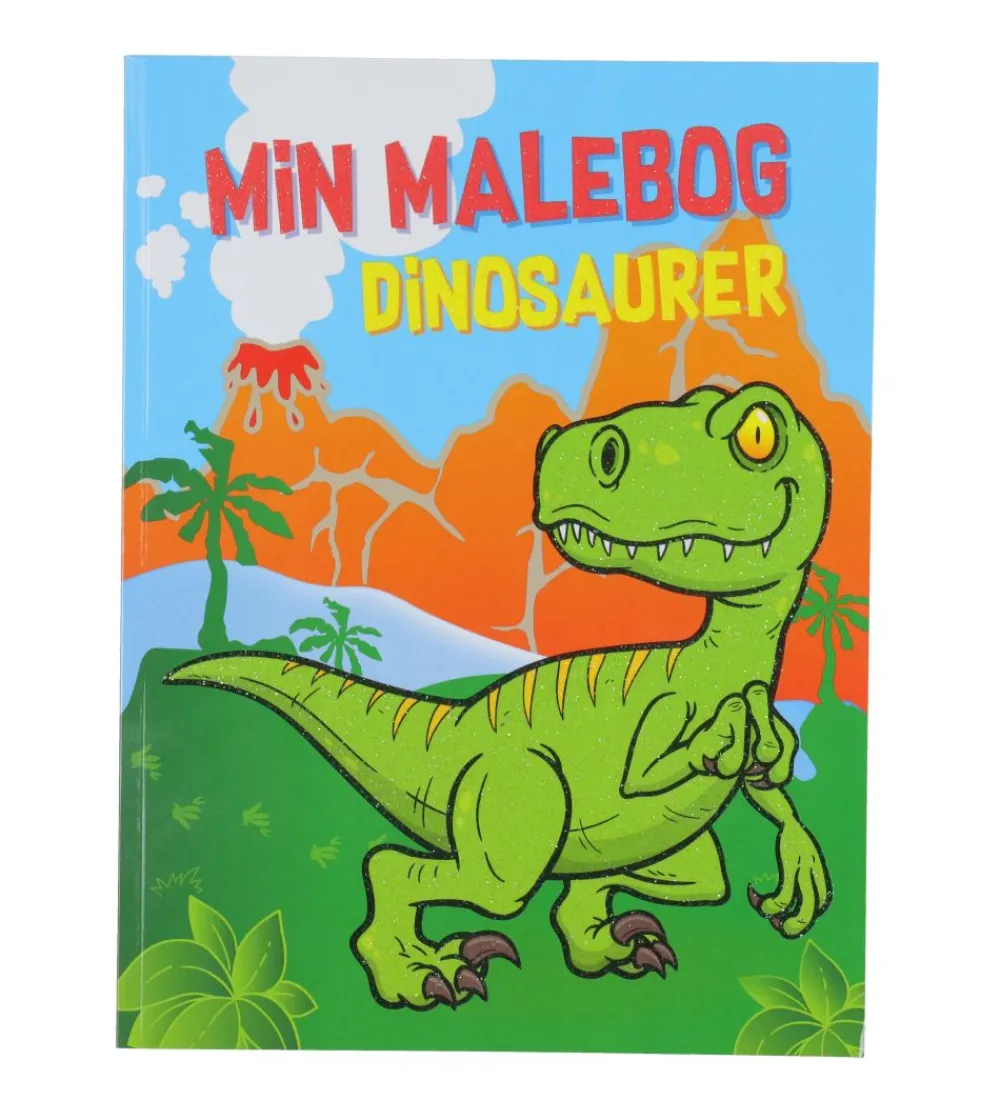 Forlaget Bolden Malebog>Malebog - Dinosaurer