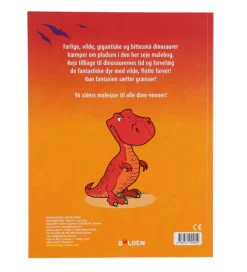 Forlaget Bolden Malebog>Malebog - Dinosaurer