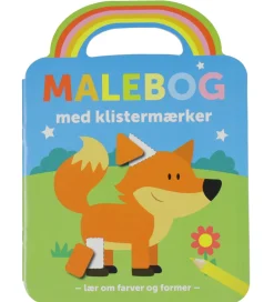 Forlaget Bolden Malebog>Malebog m. Klistermærker - Ræv